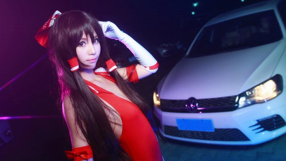 "Dự án phương Đông" Boli Lingmeng Racing Girl Phiên bản C O S P L A Y