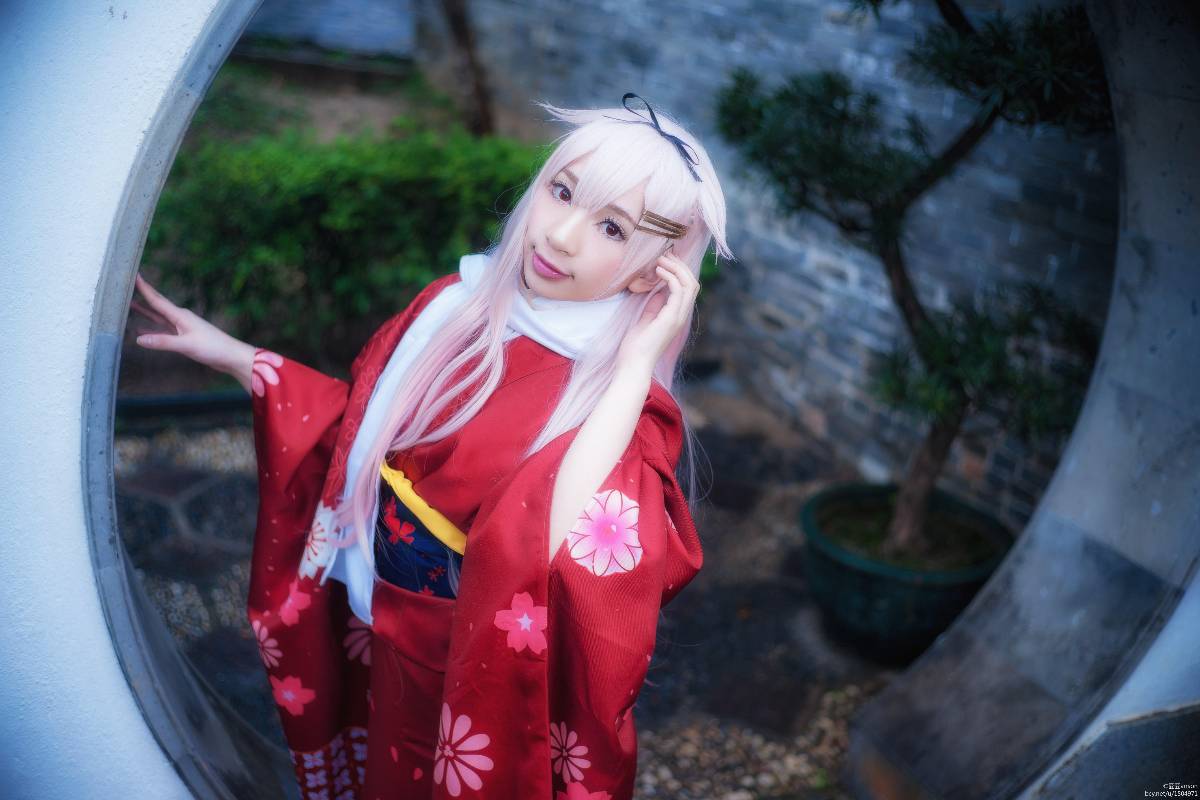 "Bộ sưu tập Fleet" Yuri Gaiji Kimono C O S P L A Y