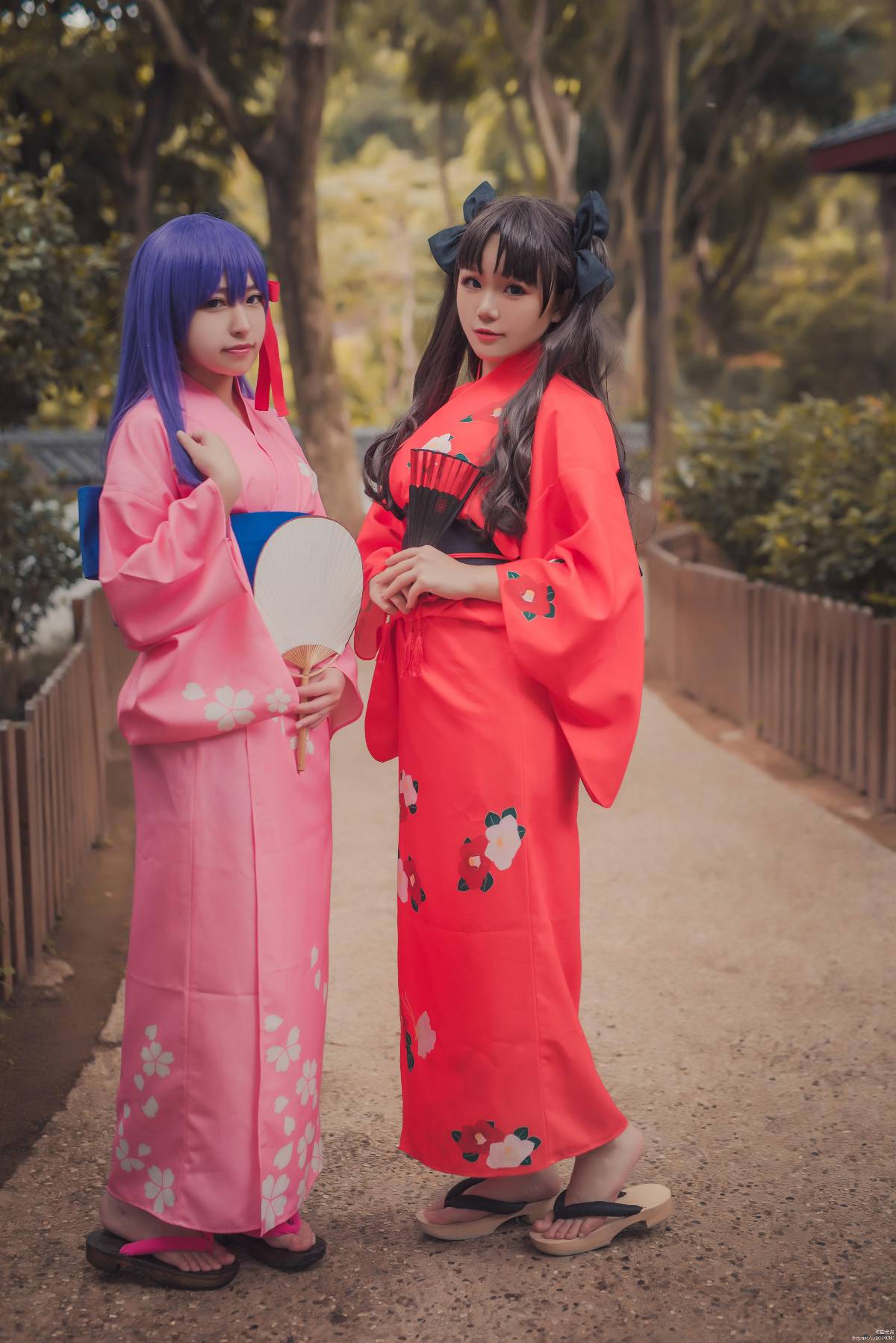 "Số phận ở lại đêm" Nhân vật nữ Yukata tất cả nhân viên C o s p l a y