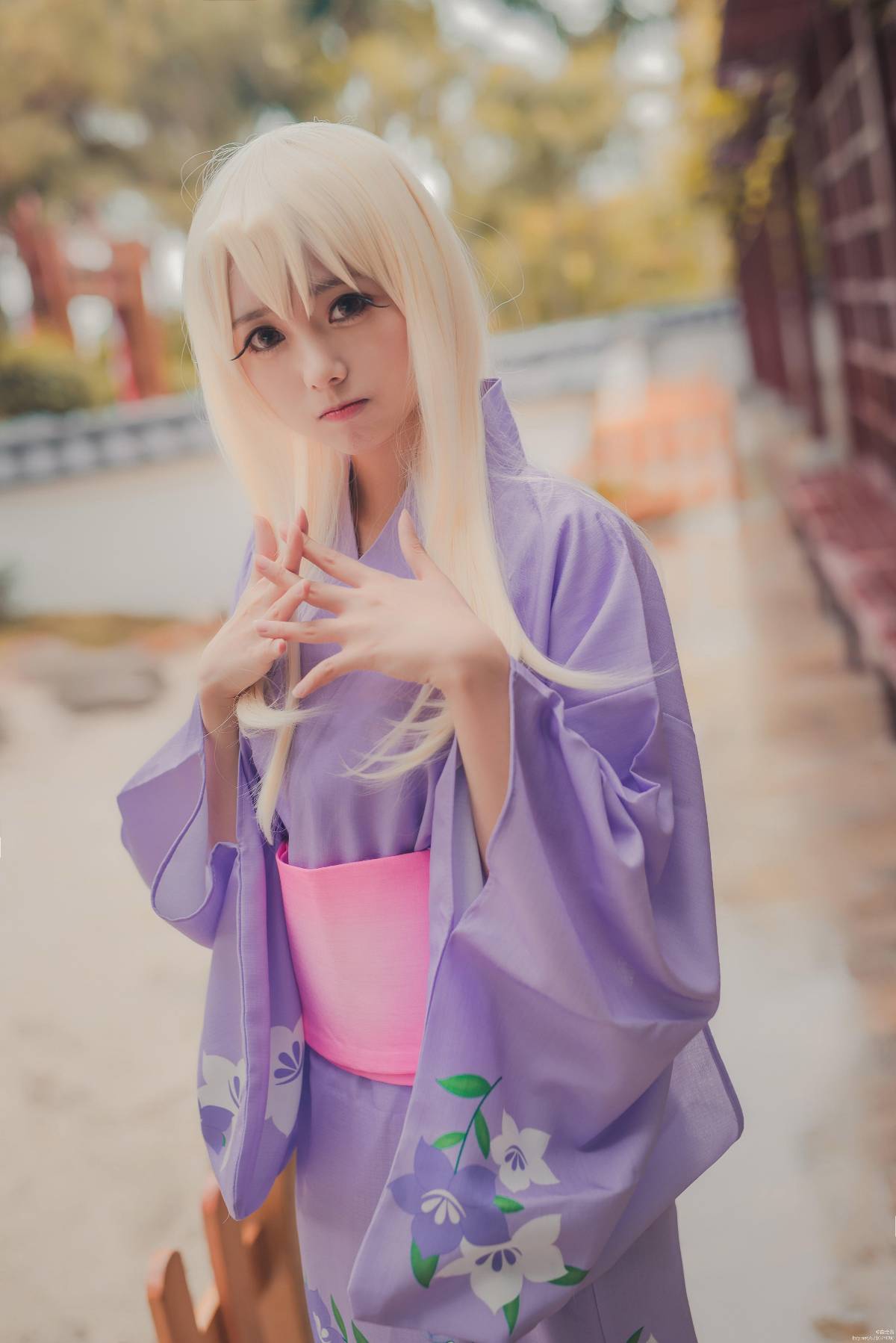 "Số phận ở lại đêm" Nhân vật nữ Yukata tất cả nhân viên C o s p l a y