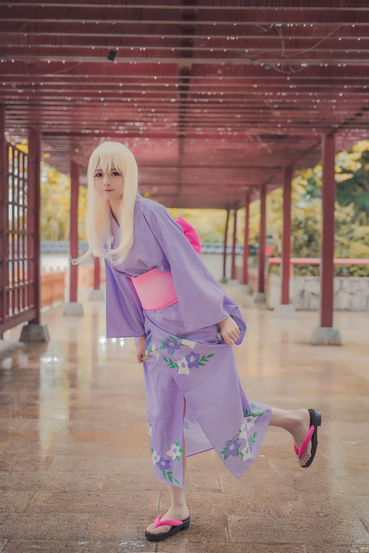 "Số phận ở lại đêm" Nhân vật nữ Yukata tất cả nhân viên C o s p l a y