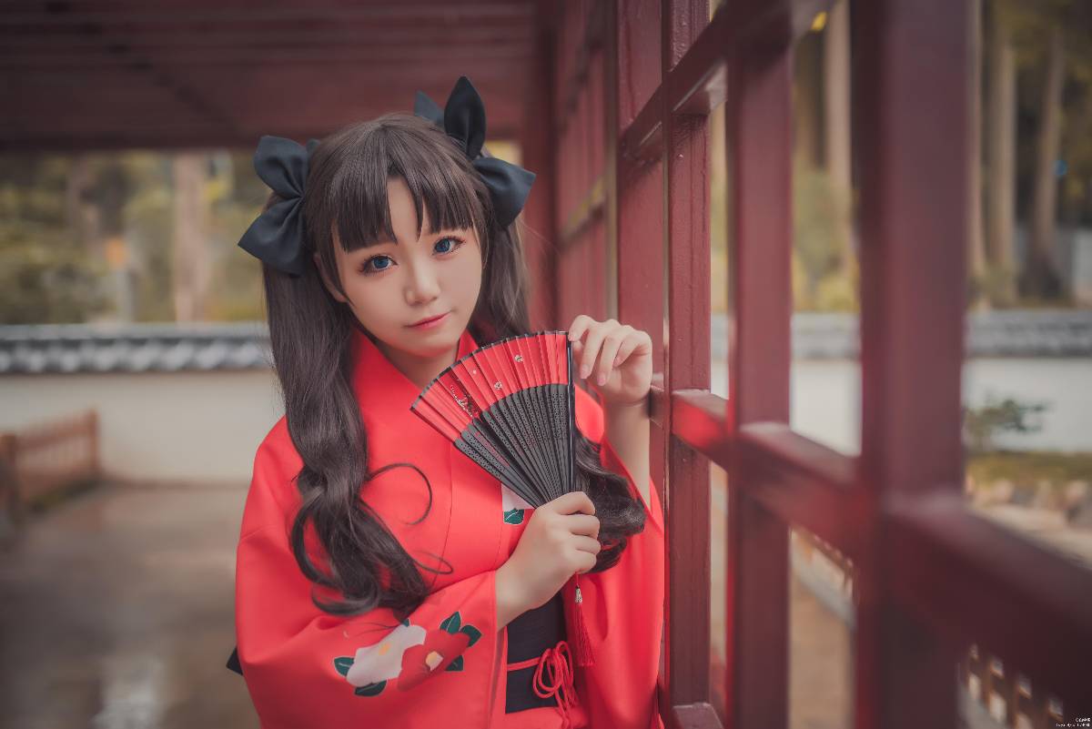 "Số phận ở lại đêm" Nhân vật nữ Yukata tất cả nhân viên C o s p l a y