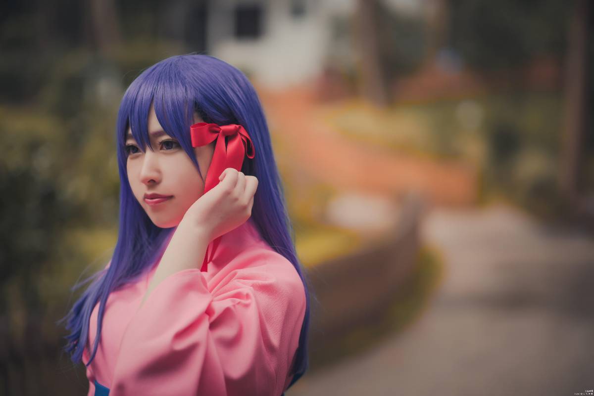 "Số phận ở lại đêm" Nhân vật nữ Yukata tất cả nhân viên C o s p l a y