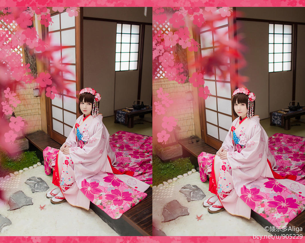 "Làm thế nào để phát triển một nữ anh hùng người qua đường" Kei Kato's Sakura Kimono ver C o s p l a y