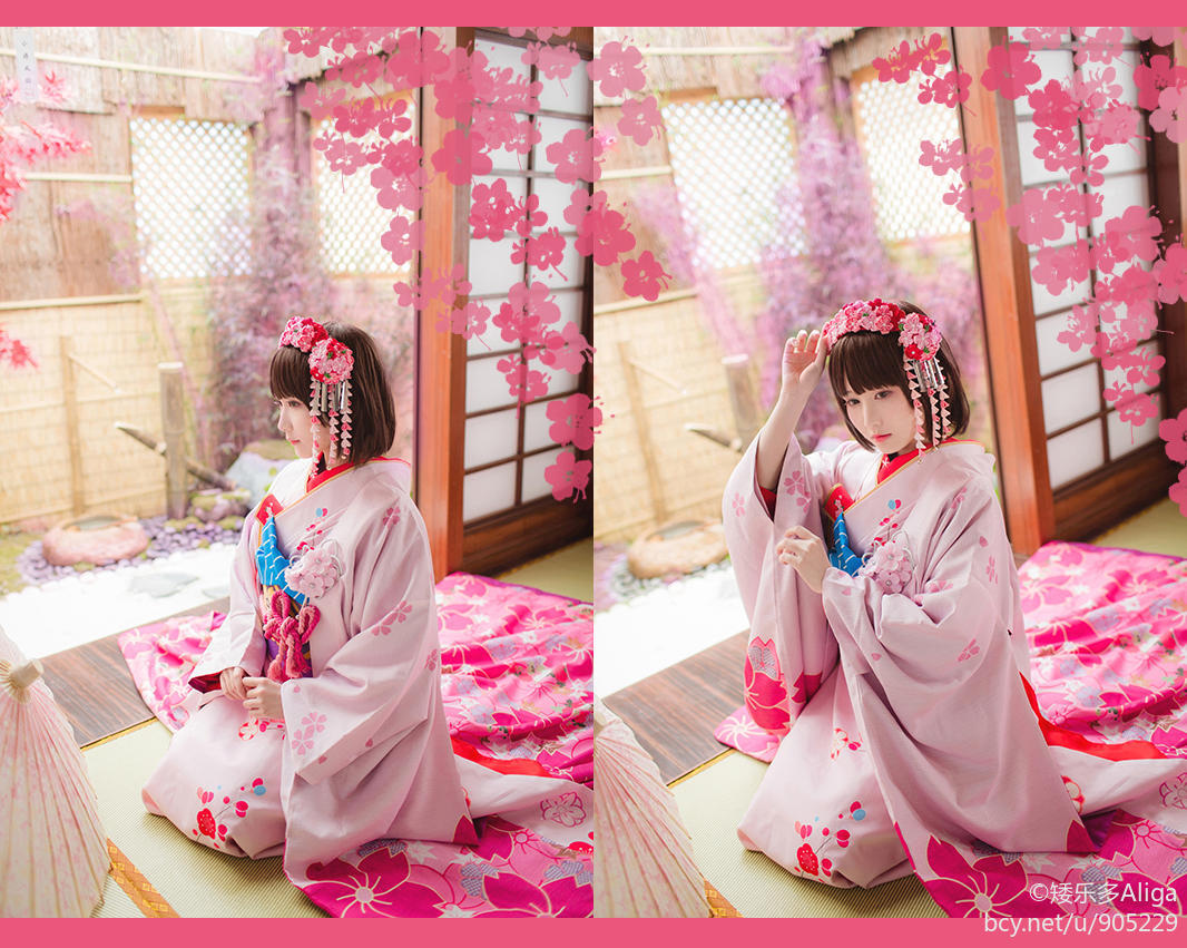 "Làm thế nào để phát triển một nữ anh hùng người qua đường" Kei Kato's Sakura Kimono ver C o s p l a y