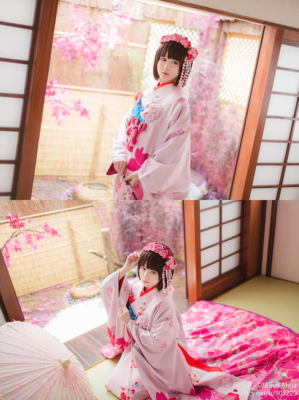 "Làm thế nào để phát triển một nữ anh hùng người qua đường" Kei Kato's Sakura Kimono ver C o s p l a y