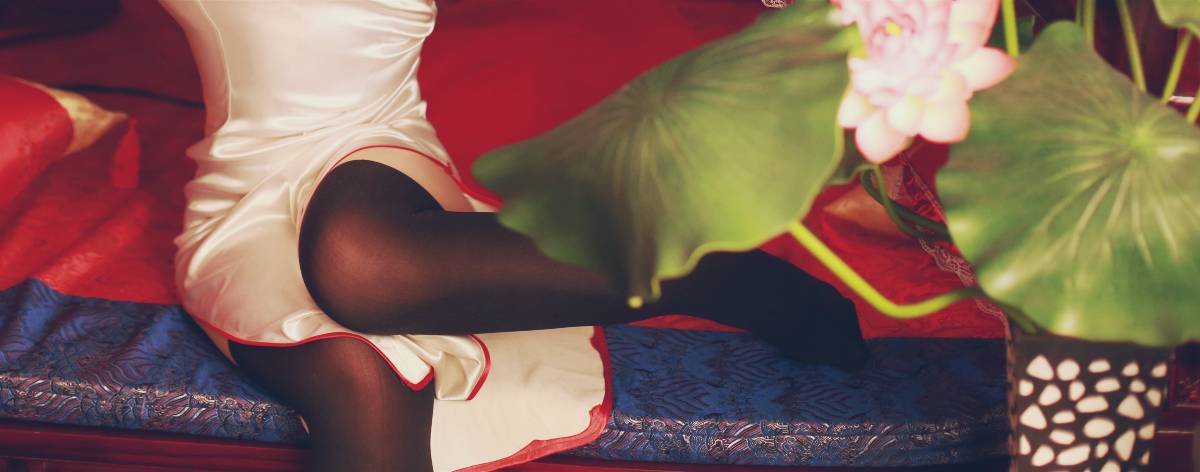 "Trận chiến ngày" Tokizaki Kuromimi Miku White Year Mới Cheongsam C o s p l a y