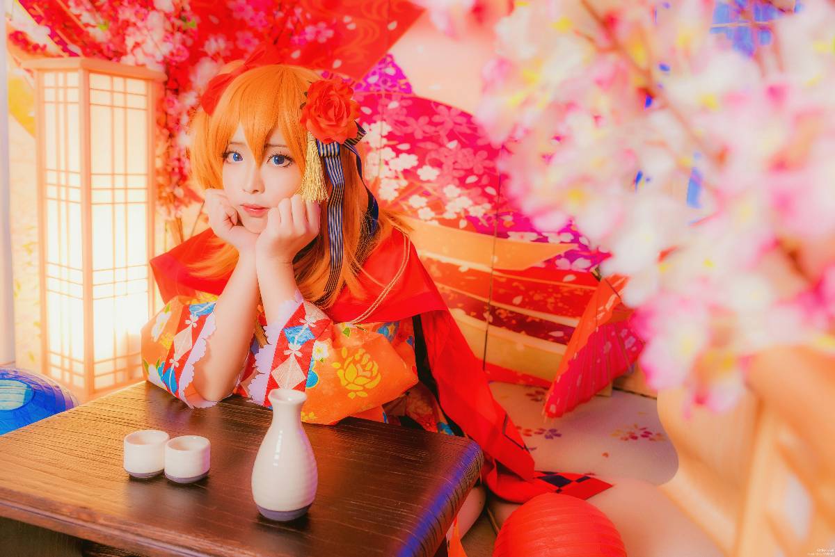 "Lovelive" Honoko Takasaka Taisho Kimono Awakening C O S P L A Y
