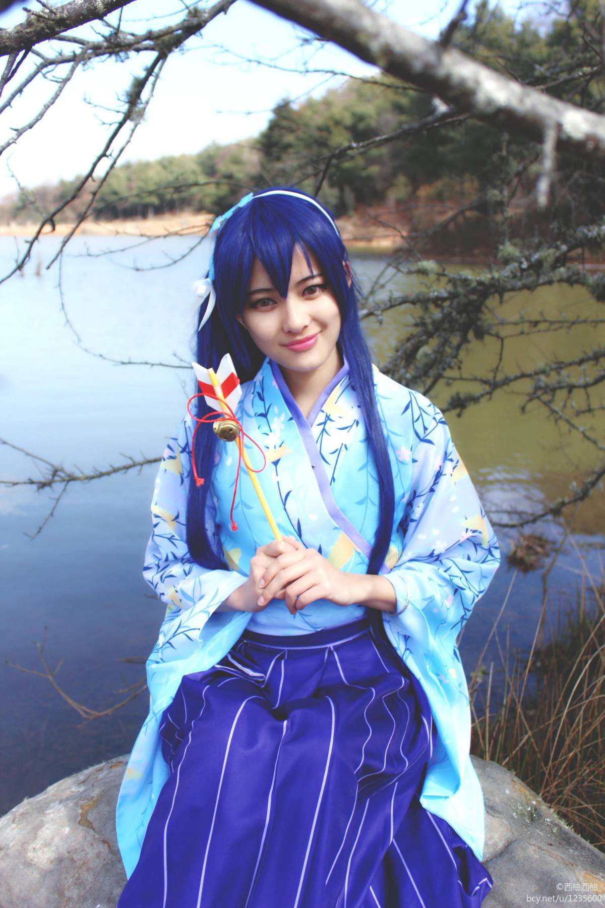 "Lovelive" Sonoda Himi Taisho Kimono c o s p l a y