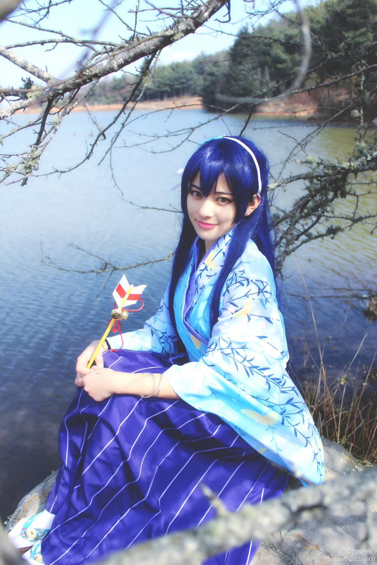 "Lovelive" Sonoda Himi Taisho Kimono c o s p l a y