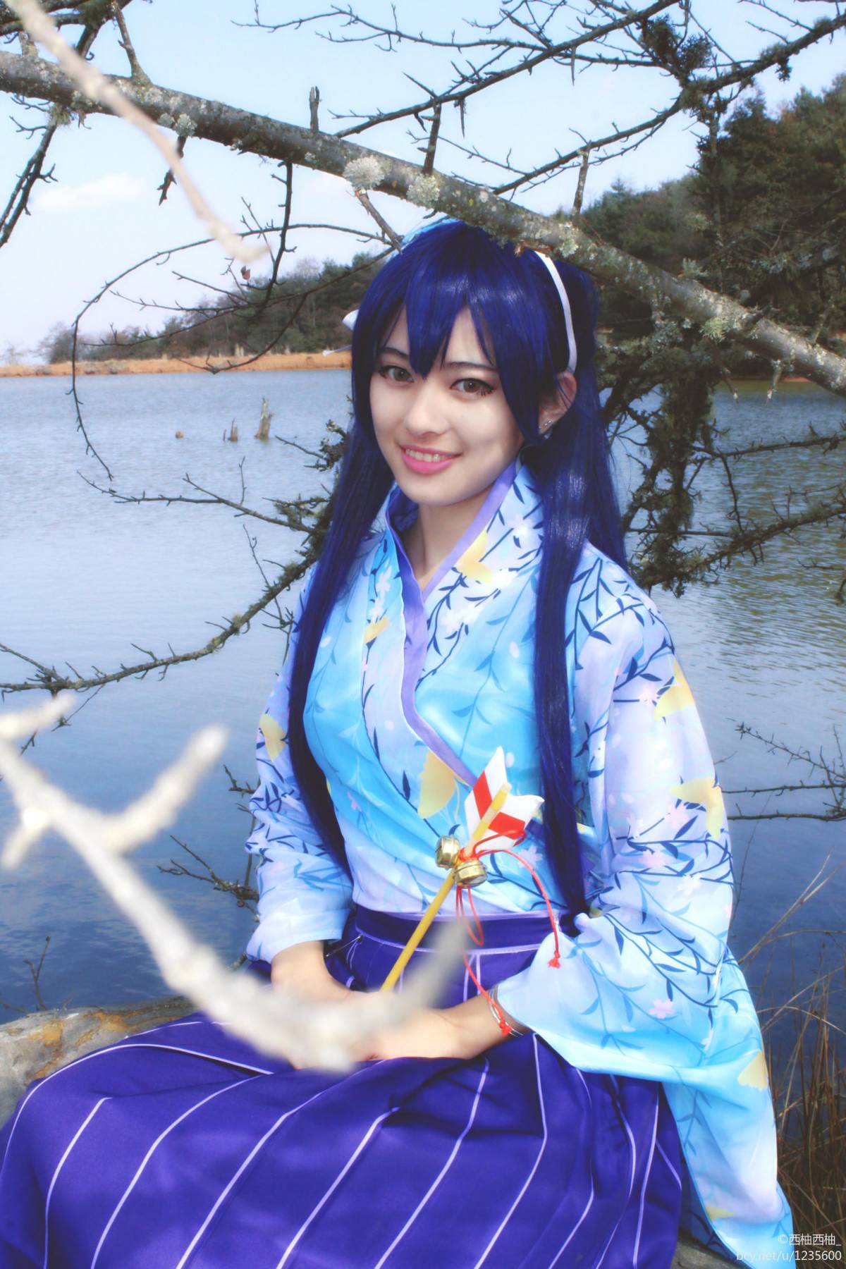 "Lovelive" Sonoda Himi Taisho Kimono c o s p l a y