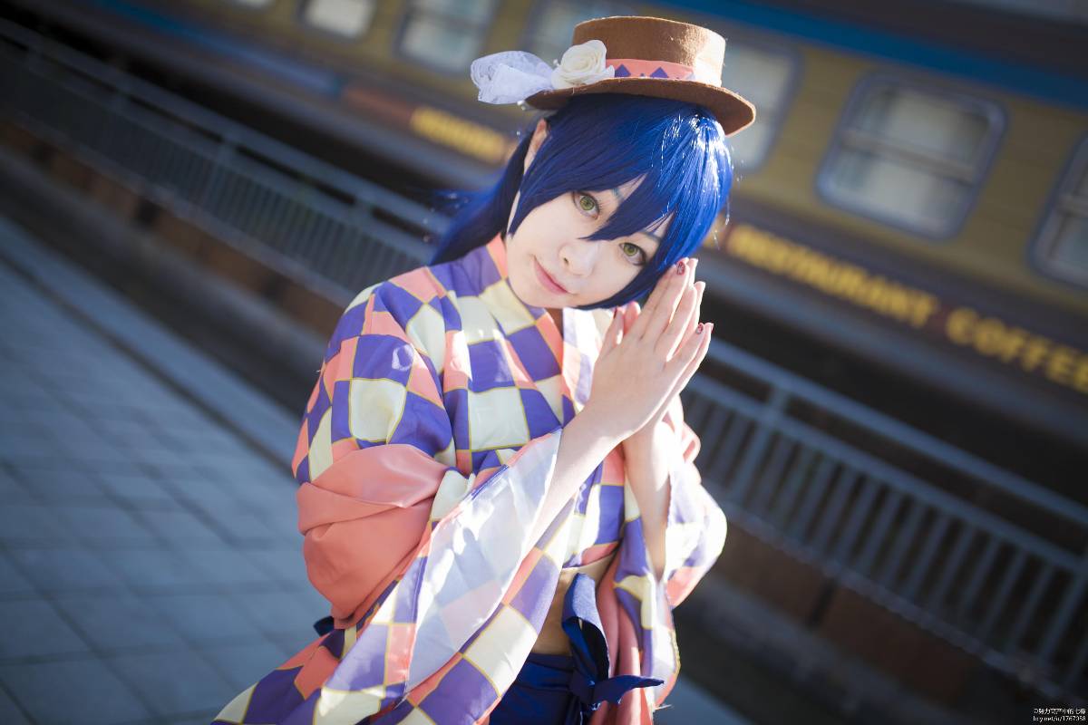 "Lovelive" Sonoda Himi Taisho Kimono c o s p l a y