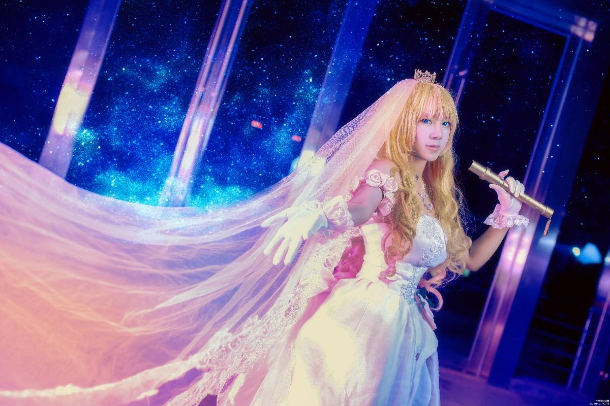 "Macross f" Galaxy Fairy Sherylnome Váy cưới C o S P L A Y