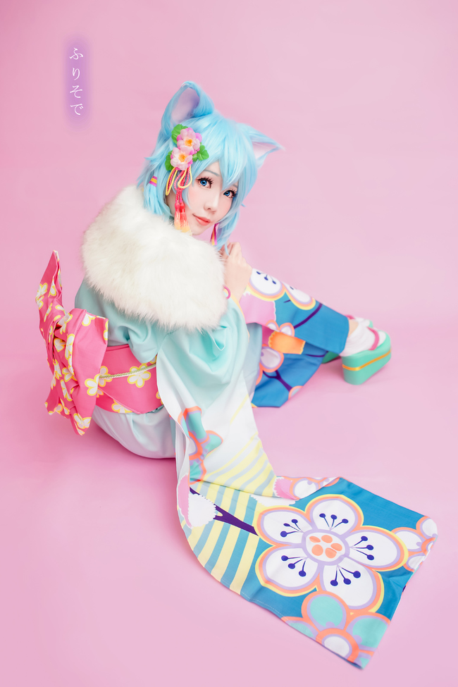 "Kiếm nghệ thuật trực tuyến" Kimono đa năng là Asada Shino c o s p l a y