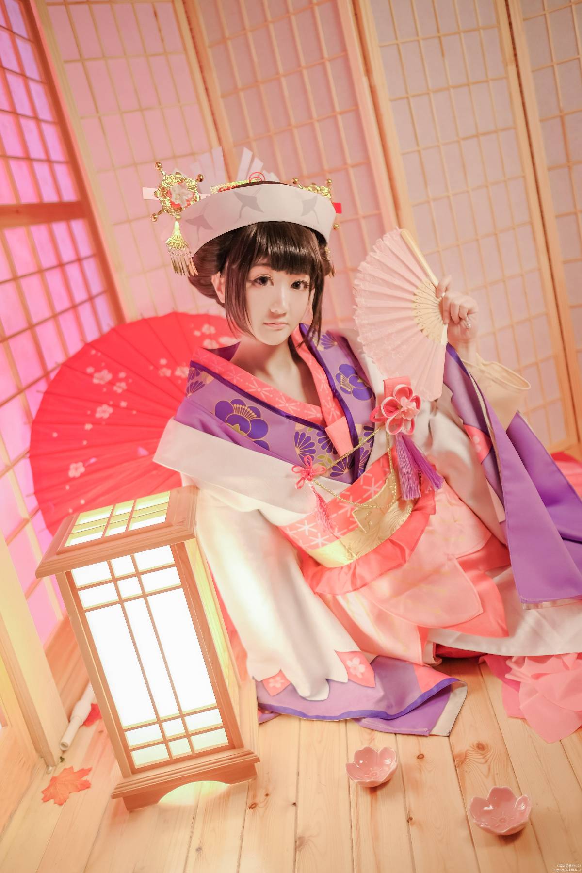 "Trò chơi di động Onmyoji" Sakura Demon Awakening C o S P L A Y