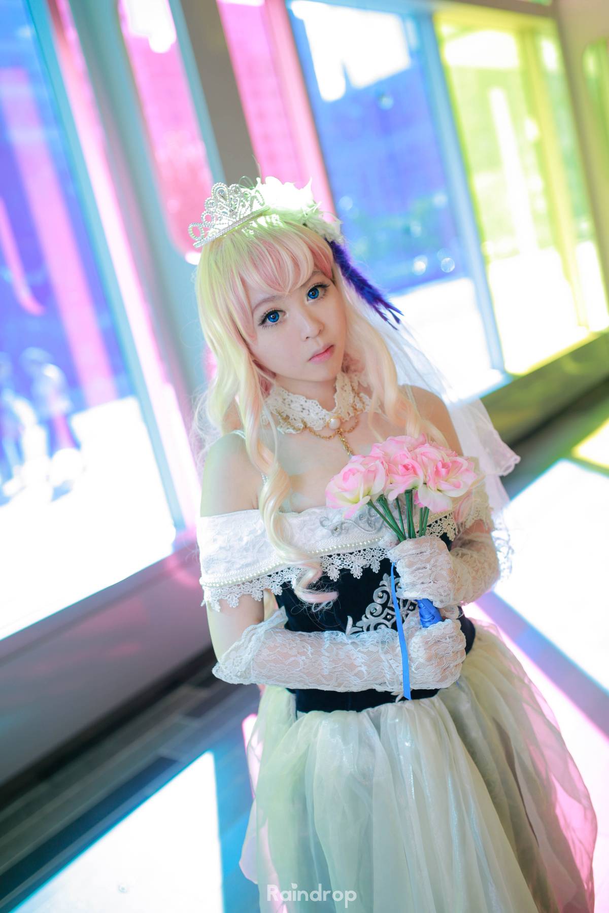 "Shilu nome pháo đài f" Xuelu nome poster váy cưới c o s p l a y