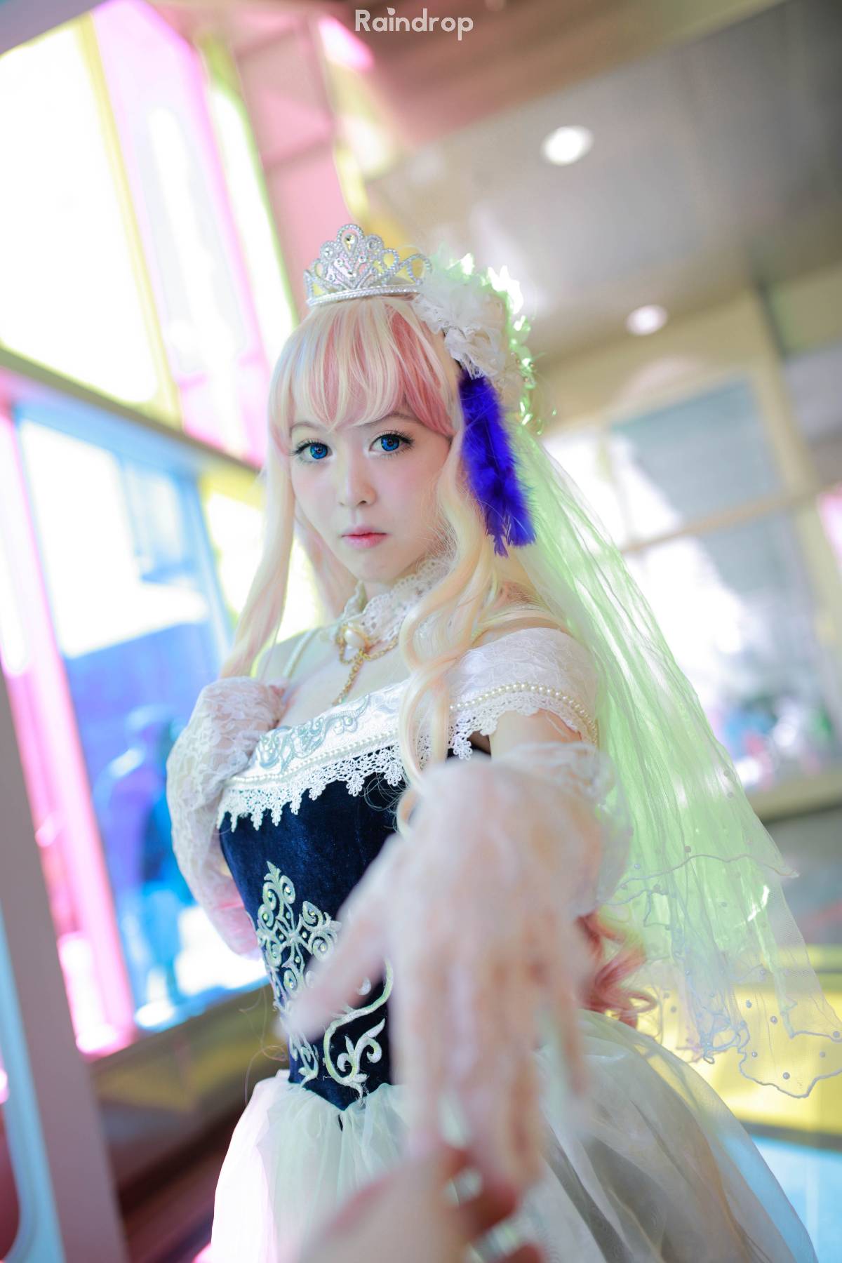 "Shilu nome pháo đài f" Xuelu nome poster váy cưới c o s p l a y