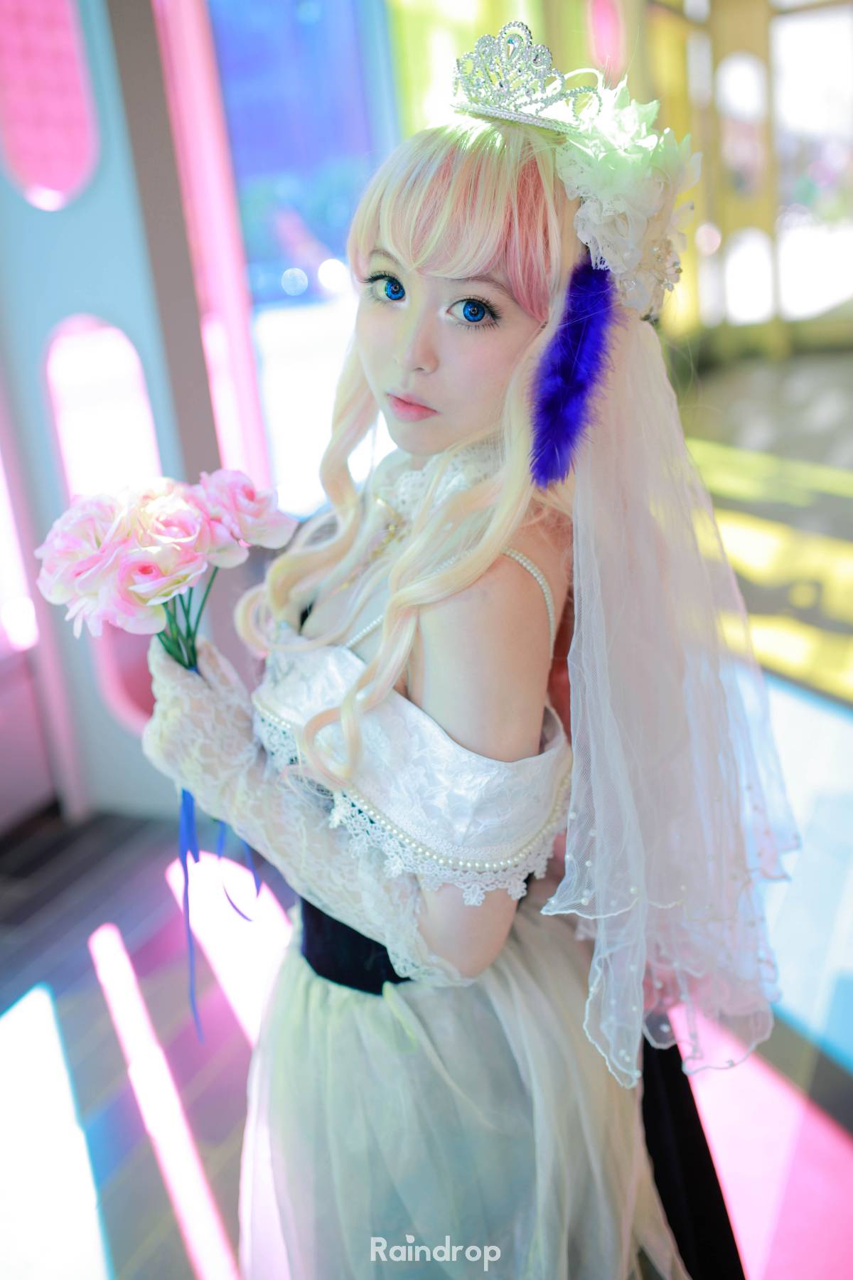 "Shilu nome pháo đài f" Xuelu nome poster váy cưới c o s p l a y