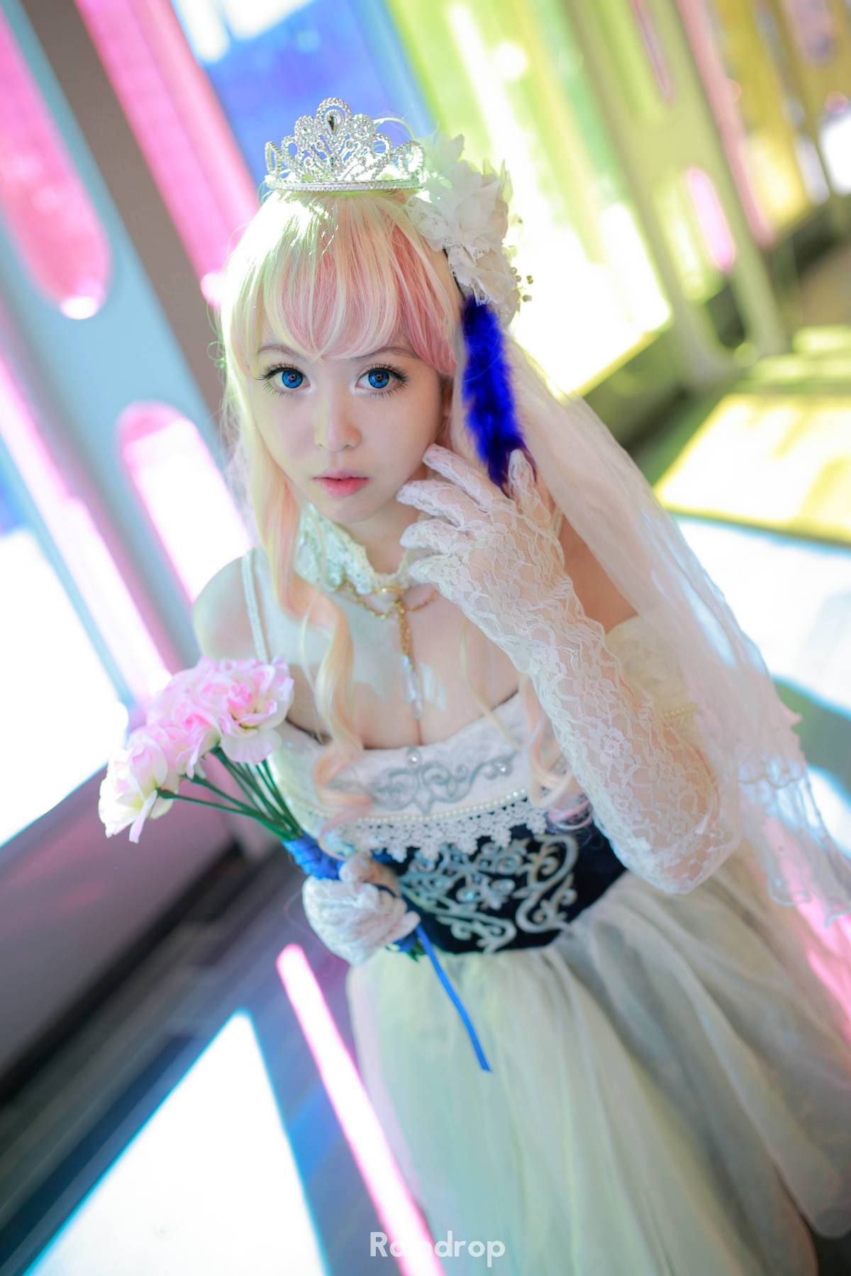 "Shilu nome pháo đài f" Xuelu nome poster váy cưới c o s p l a y