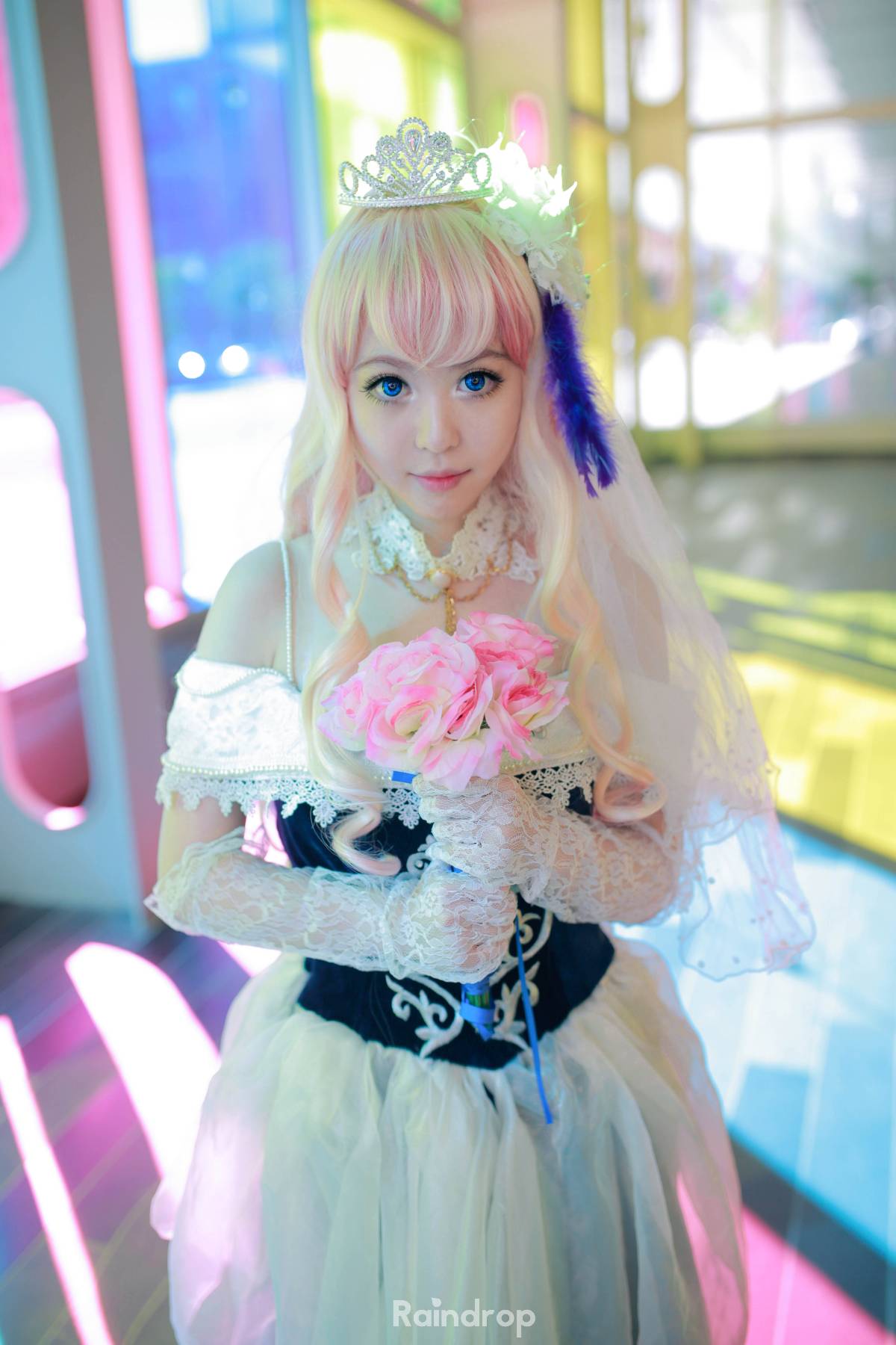 "Shilu nome pháo đài f" Xuelu nome poster váy cưới c o s p l a y