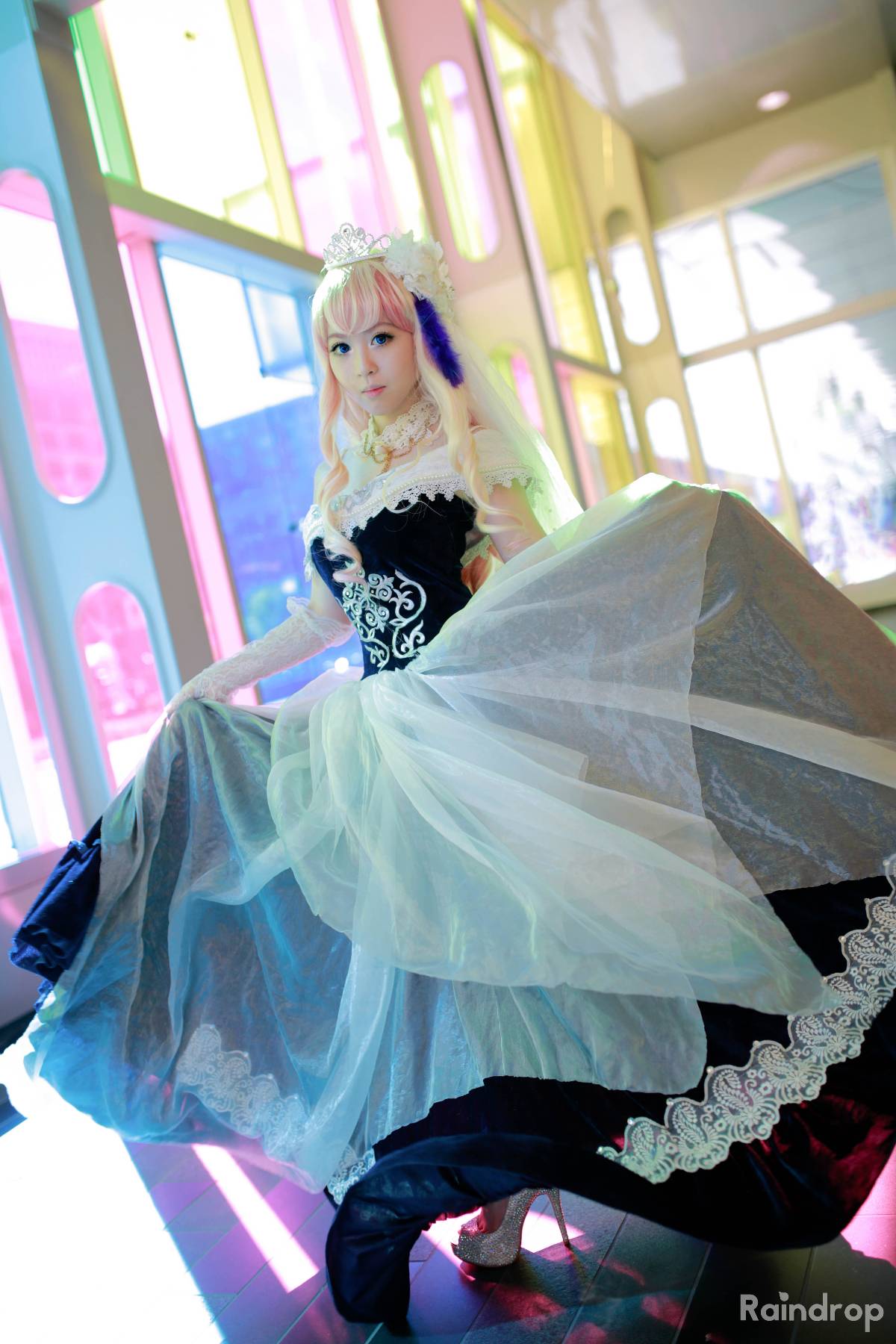 "Shilu nome pháo đài f" Xuelu nome poster váy cưới c o s p l a y