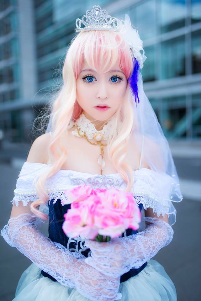 "Shilu nome pháo đài f" Xuelu nome poster váy cưới c o s p l a y