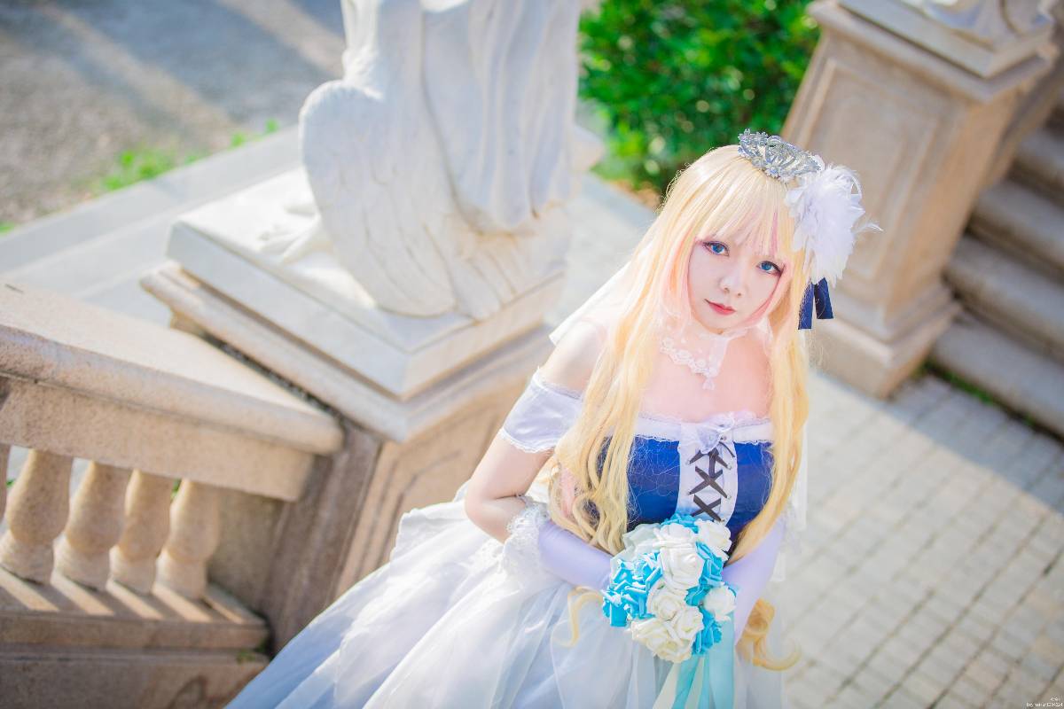 "Shilu nome pháo đài f" Xuelu nome poster váy cưới c o s p l a y