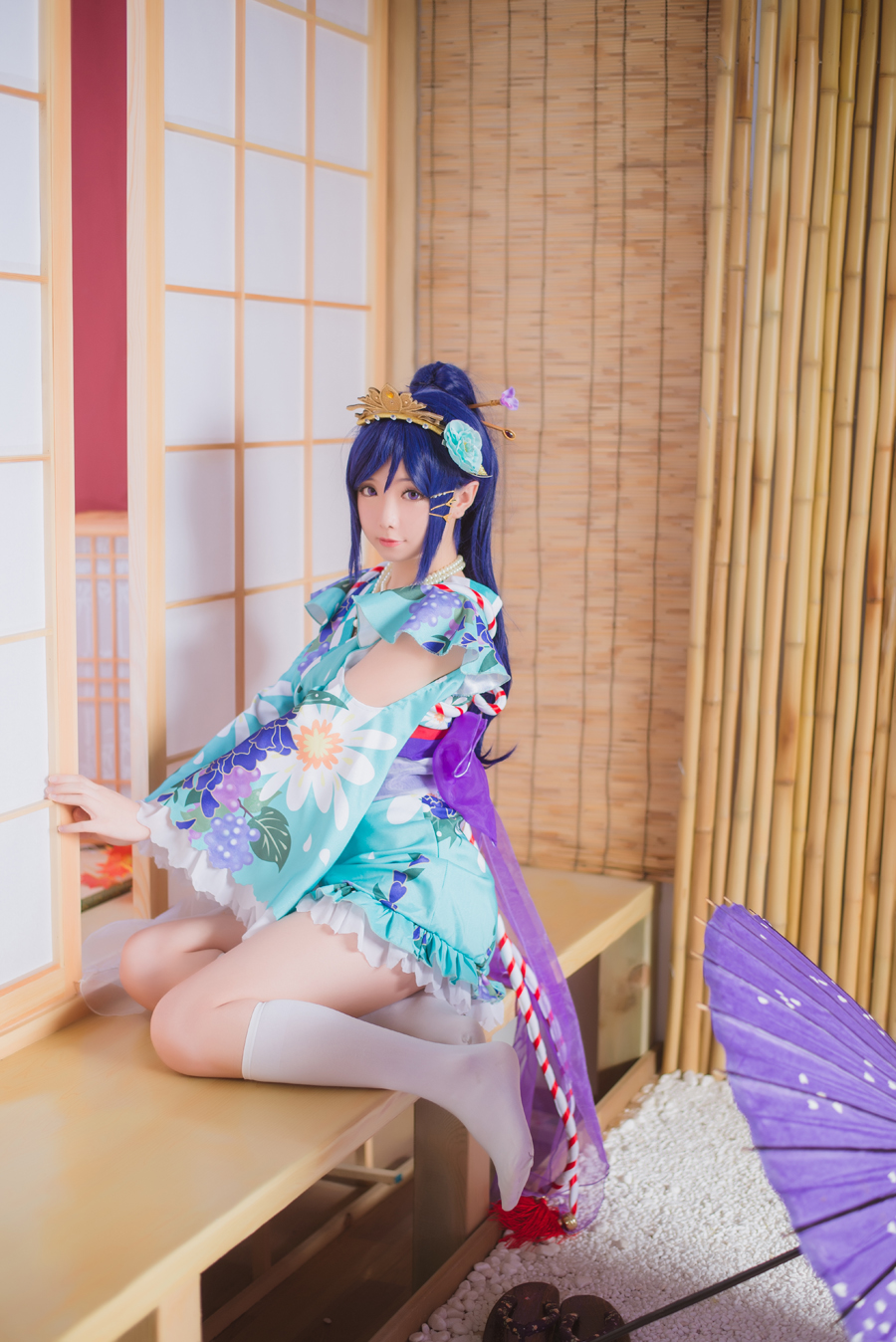 《Yêu ánh nắng trực tiếp》 Matsuura kanan yukata c o s p l a y