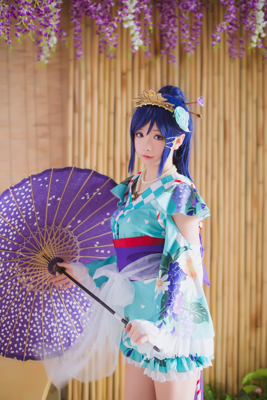 《Yêu ánh nắng trực tiếp》 Matsuura kanan yukata c o s p l a y