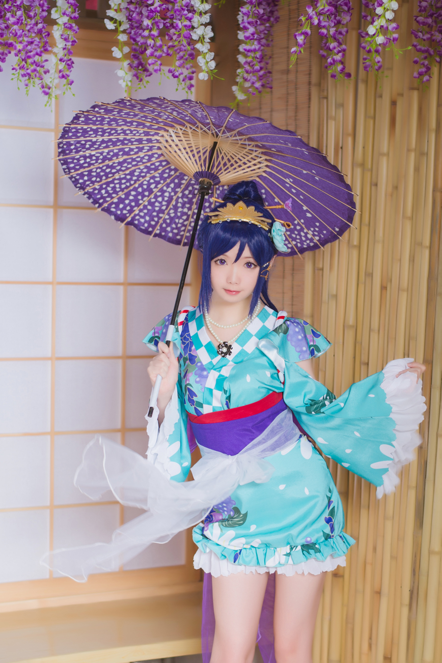 《Yêu ánh nắng trực tiếp》 Matsuura kanan yukata c o s p l a y