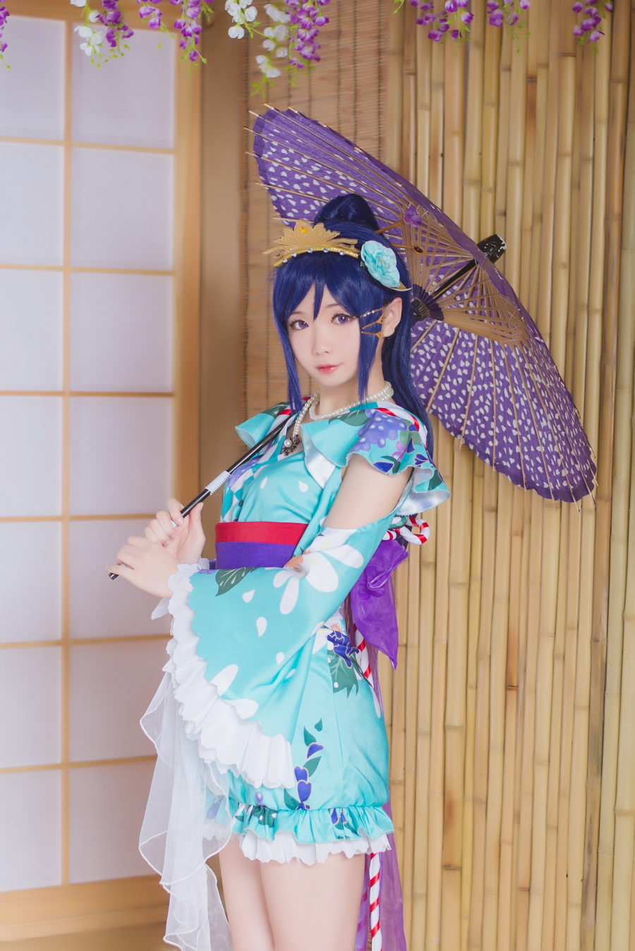 《Yêu ánh nắng trực tiếp》 Matsuura kanan yukata c o s p l a y
