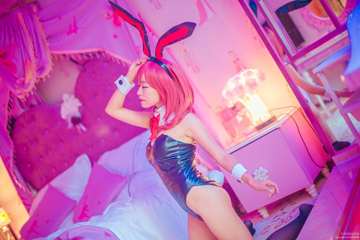 "Love Live" Nishikino Mahime Single Bunny Girl Fan c o s p l a y