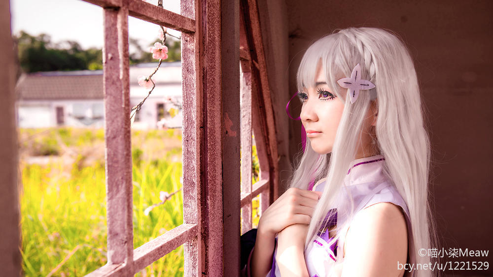 "Cuộc sống ở một thế giới khác từ đầu" Emilia c o s p l a y