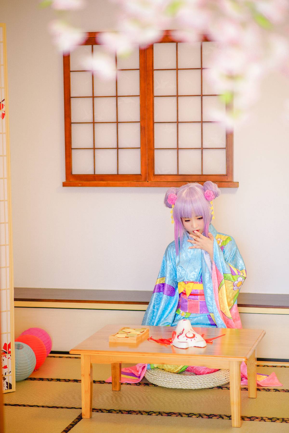 "Người giúp việc rồng của gia đình Kobayashi" Kangna Kimono c o s p l a y