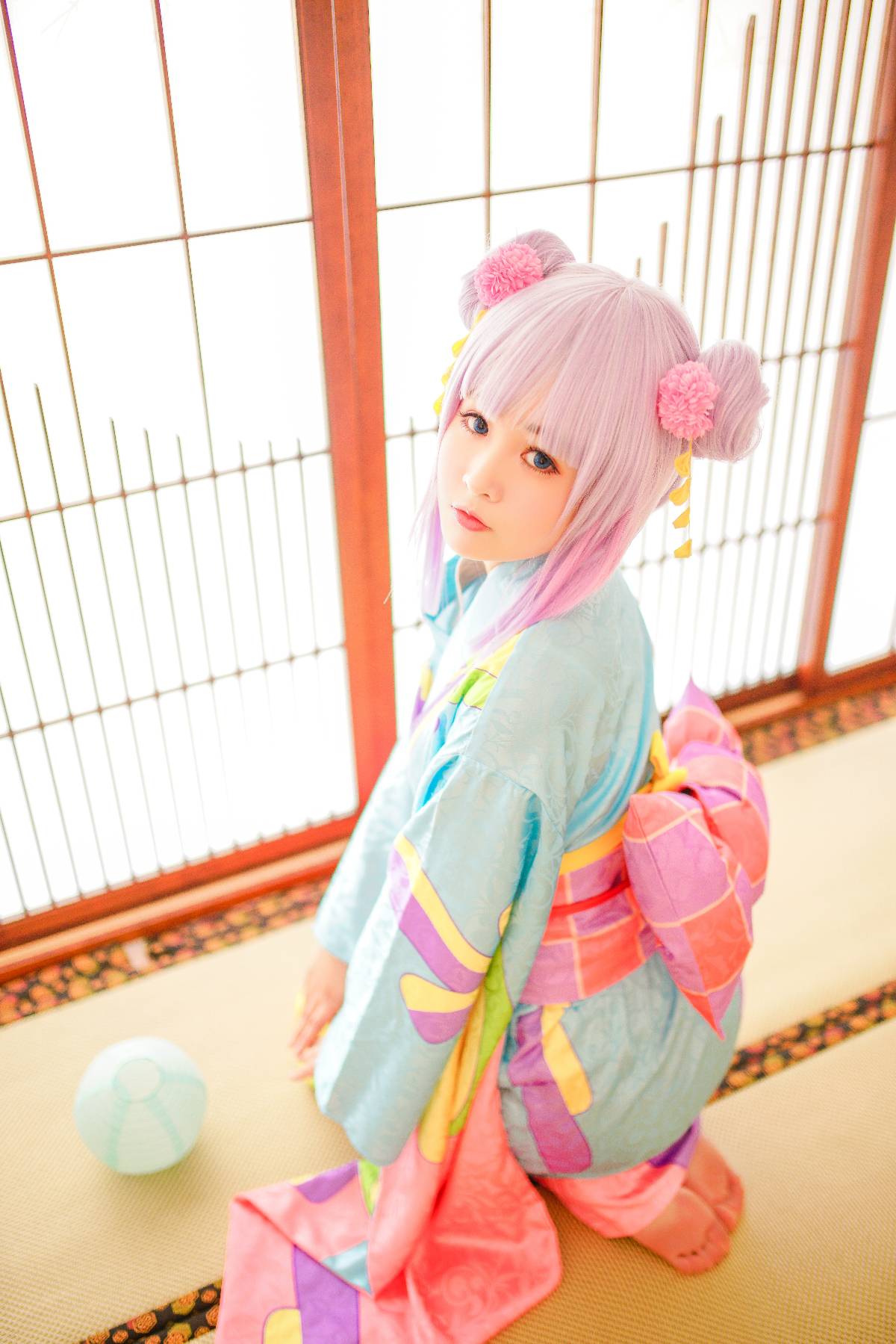 "Người giúp việc rồng của gia đình Kobayashi" Kangna Kimono c o s p l a y