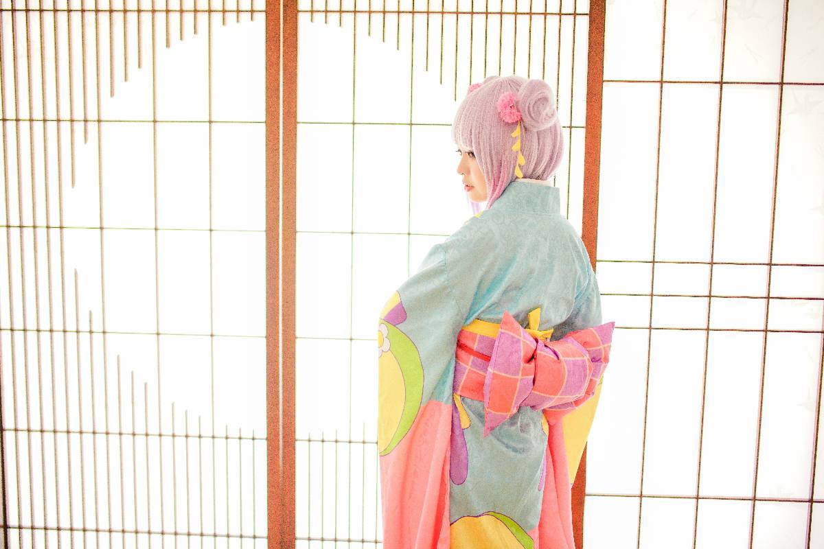 "Người giúp việc rồng của gia đình Kobayashi" Kangna Kimono c o s p l a y