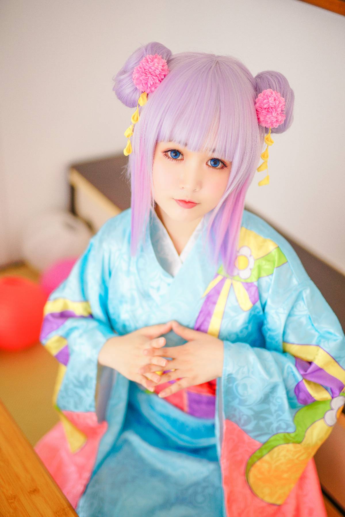 "Người giúp việc rồng của gia đình Kobayashi" Kangna Kimono c o s p l a y