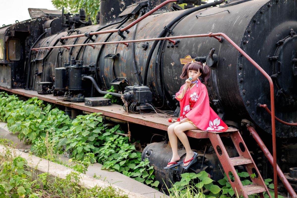 "Cabaneri của thành phố sắt" không rõ kimono c o s p l a y [2