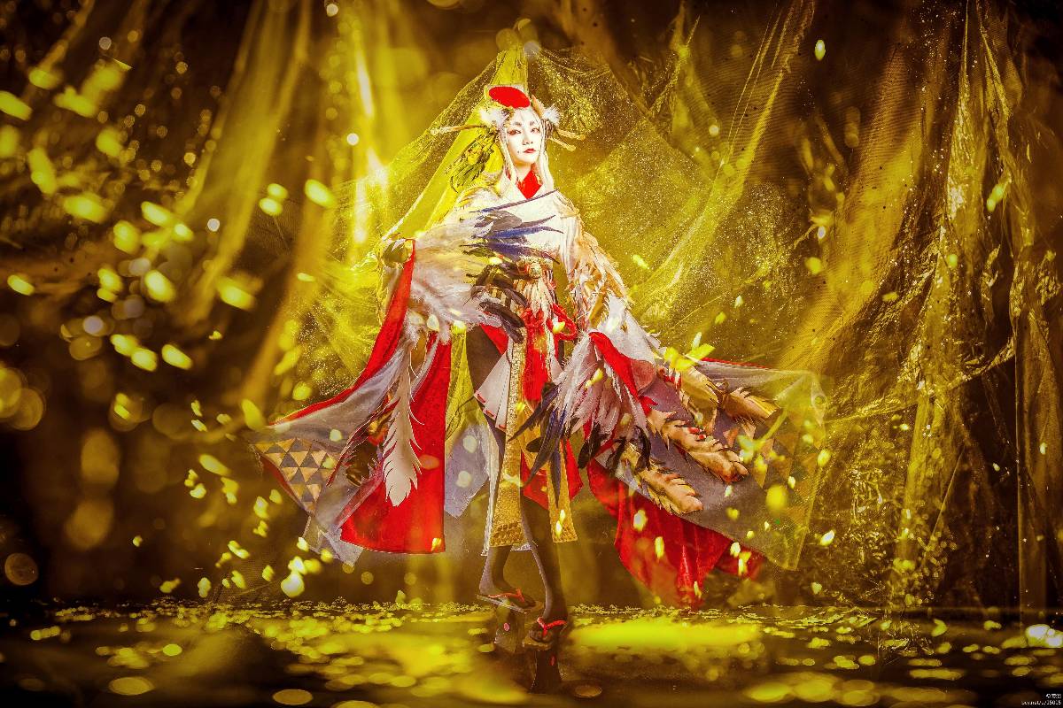 "Trò chơi di động Onmyoji" Skin mới của Gu Hunniao C o s p l a y