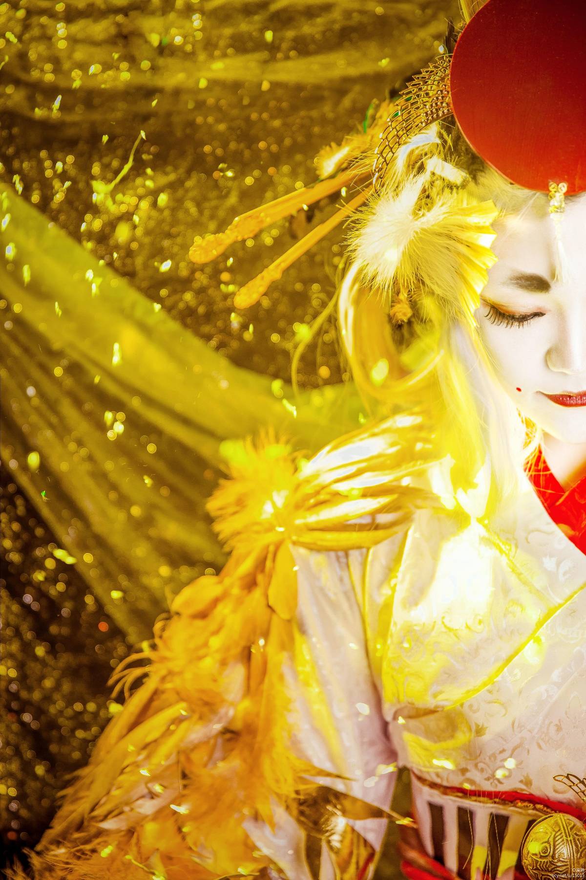 "Trò chơi di động Onmyoji" Skin mới của Gu Hunniao C o s p l a y