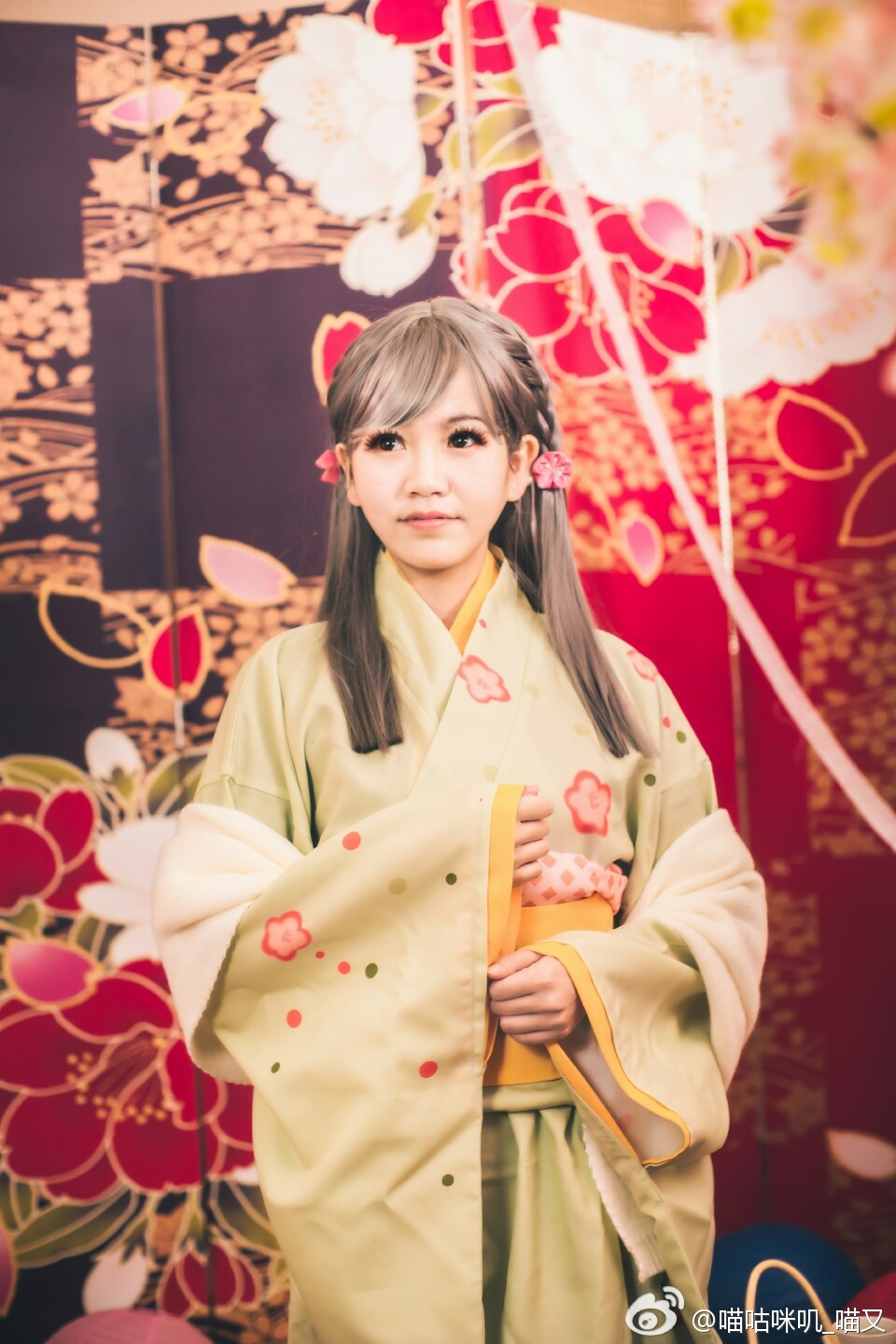 "Thần tượng bậc thầy Cinderella cô gái" Kohayawa Sae Kimono c o s p l a y