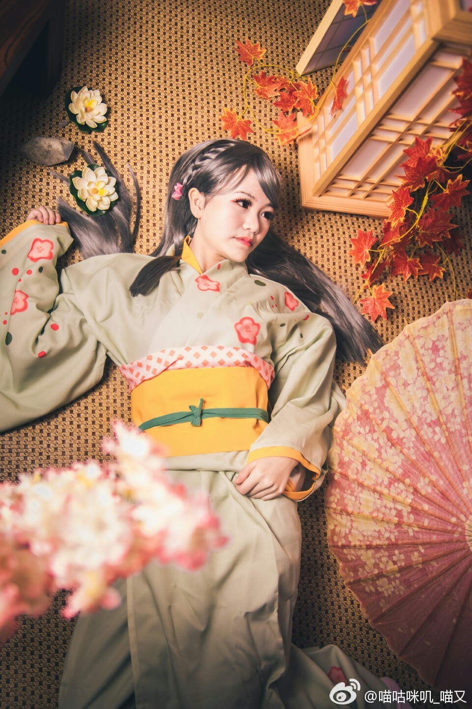 "Thần tượng bậc thầy Cinderella cô gái" Kohayawa Sae Kimono c o s p l a y