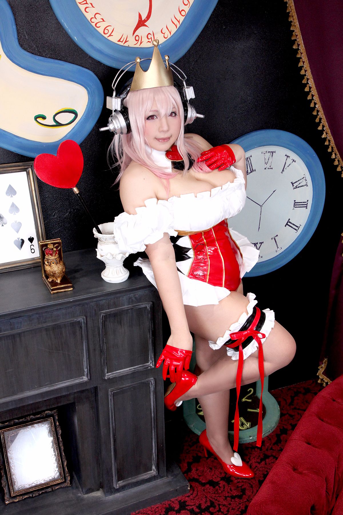 [Moonlight Butterfly (蝶月真綾)] Heart Bear (Super Sonico)