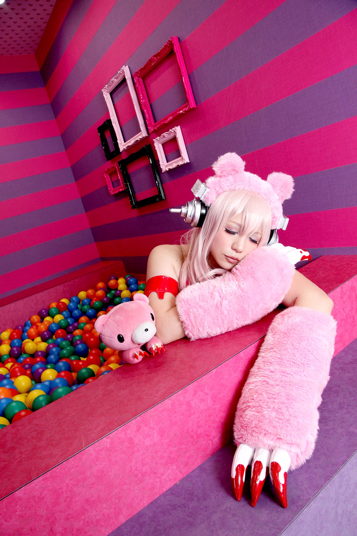 [Moonlight Butterfly (蝶月真綾)] Heart Bear (Super Sonico)