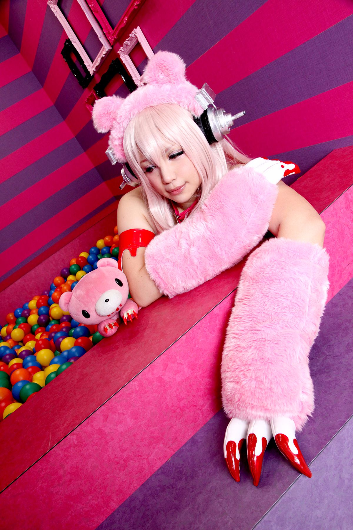 [Moonlight Butterfly (蝶月真綾)] Heart Bear (Super Sonico)