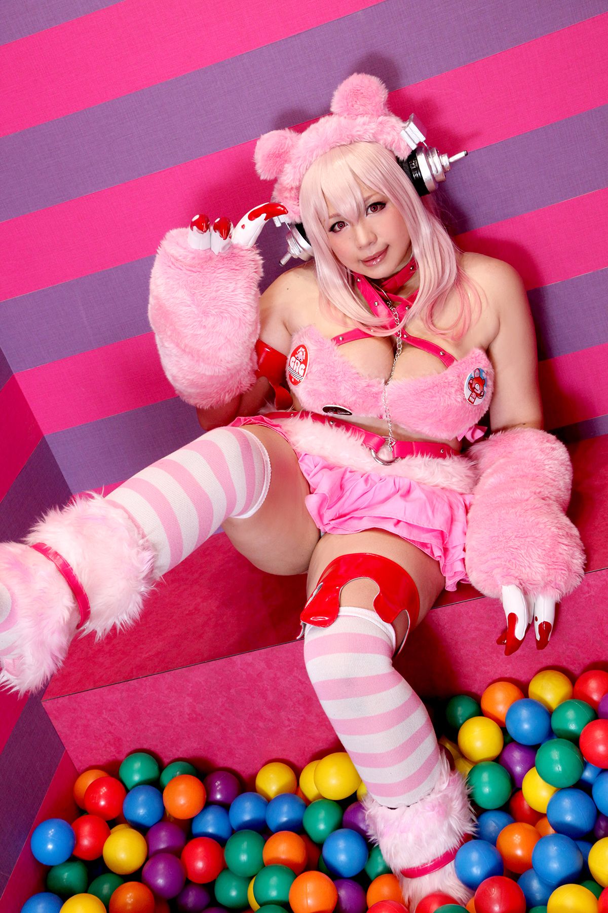 [Moonlight Butterfly (蝶月真綾)] Heart Bear (Super Sonico)