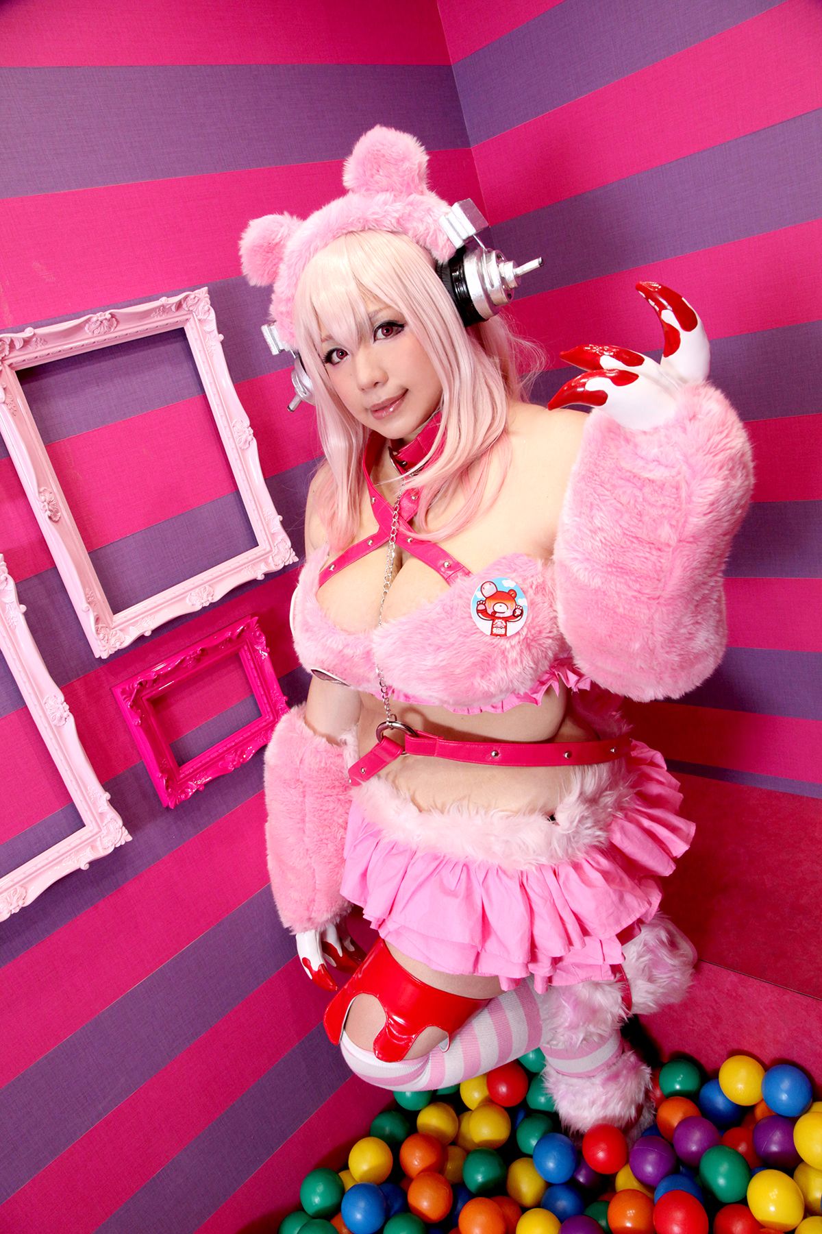 [Moonlight Butterfly (蝶月真綾)] Heart Bear (Super Sonico)