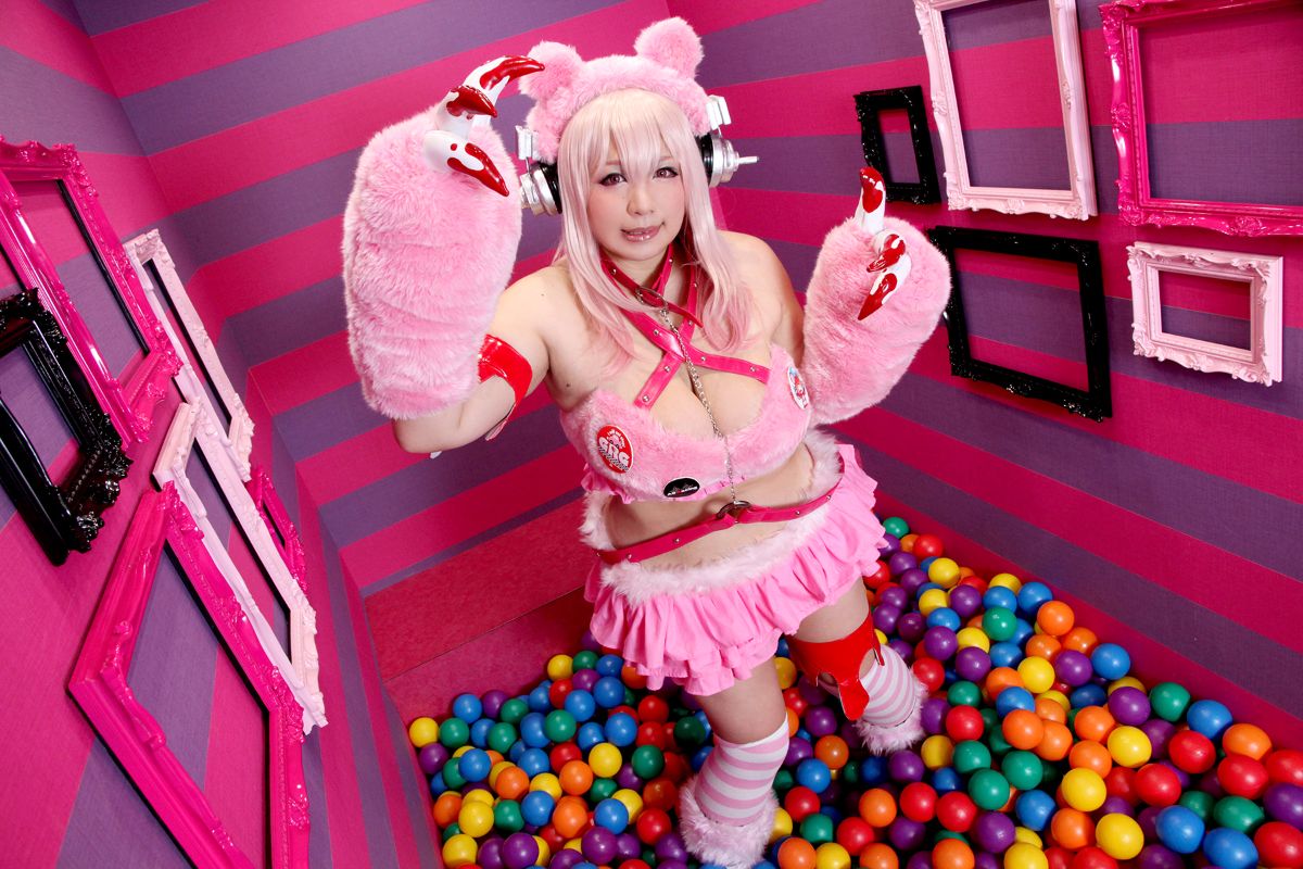 [Moonlight Butterfly (蝶月真綾)] Heart Bear (Super Sonico)