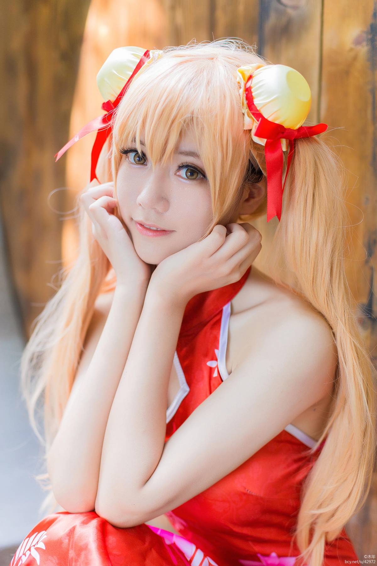 "Arch Art Online" Asuna Cheongsam c o s p l a y