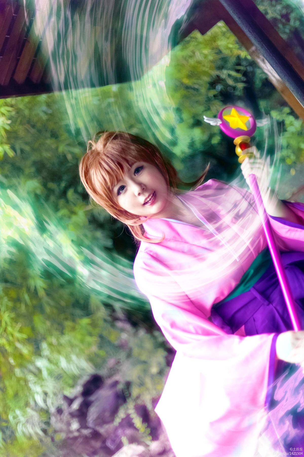 "Girl Magic Card Sakura" Sakura Kinomoto Dịch vụ sau đại học C O S P L A Y